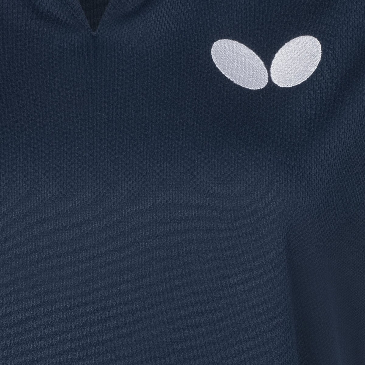 Butterfly Puren Lady Shirt: Close-up of Butterfly Logo